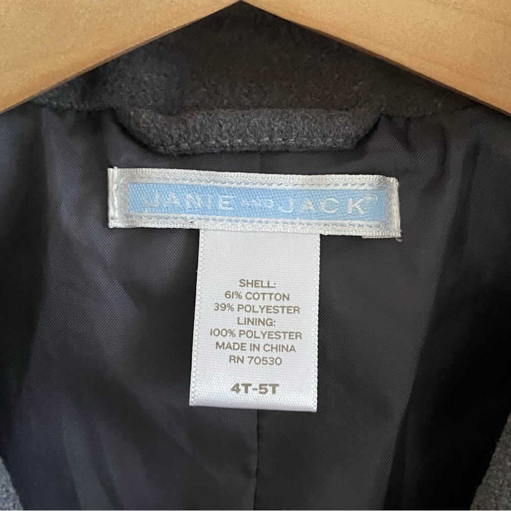 Janie and Jack Gray Blazer With Elbow Patches - Picture 12 of 14